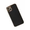 Newface Apple iPhone 15 Kılıf Volet Silikon - Siyah