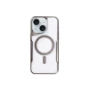 Newface Apple iPhone 15 Plus Kılıf Boyi Magsafe Silikon Kapak - Titan Gri