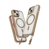 Newface Apple iPhone 15 Plus Kılıf Enka Magsafe Silikon Kılıf - Desert