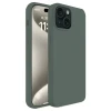 Newface Apple iPhone 15 Plus Kılıf First Silikon - Koyu Yeşil