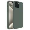 Newface Apple iPhone 15 Plus Kılıf First Silikon - Koyu Yeşil