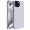 Newface Apple iPhone 15 Plus Kılıf First Silikon - Lila