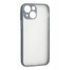 Newface Apple iPhone 15 Plus Kılıf Montreal Silikon Kapak - Gri