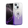 Newface Apple iPhone 15 Plus Pummel Shiny Magsafe Kapak - Mor