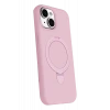 Newface Apple iPhone 15 Plus Regal Magsafe Standlı Kapak - Açık Pembe