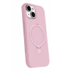 Newface Apple iPhone 15 Plus Regal Magsafe Standlı Kapak - Açık Pembe