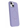 Newface Apple iPhone 15 Plus Regal Magsafe Standlı Kapak - Lila