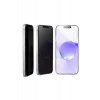 Newface Apple iPhone 15 Pro Bilvis 5in1 5D Magic Hayalet Cam Ekran Koruyucu - Siyah