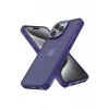 Newface Apple iPhone 15 Pro Kılıf Elegant Kapak - Derin Mor