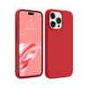 Newface Apple iPhone 15 Pro Kılıf First Silikon - Kırmızı