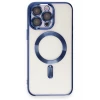 Newface Apple iPhone 15 Pro Kılıf Kross Magneticsafe Kapak - Lacivert