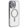 Newface Apple iPhone 15 Pro Kılıf Kross Magneticsafe Kapak - Titan Gri