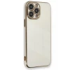 Newface Apple iPhone 15 Pro Kılıf Volet Silikon - Beyaz