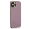 Newface Apple iPhone 15 Pro Kılıf Volet Silikon - Mor