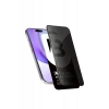 Newface Apple iPhone 15 Pro Max 5D Privacy Diamond Hayalet Cam Ekran Koruyucu