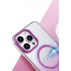 Newface Apple iPhone 15 Pro Max Glossy Magsafe Kapak - Mor