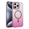 Newface Apple iPhone 15 Pro Max Glossy Magsafe Kapak - Pembe