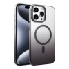 Newface Apple iPhone 15 Pro Max Glossy Magsafe Kapak - Siyah