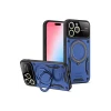 Newface Apple iPhone 15 Pro Max Joy Lens Standlı Kapak - Lacivert