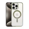 Newface Apple iPhone 15 Pro Max Kılıf Erozi Magsafe Kapak - Gri