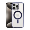 Newface Apple iPhone 15 Pro Max Kılıf Erozi Magsafe Kapak - Lacivert