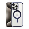 Newface Apple iPhone 15 Pro Max Kılıf Erozi Magsafe Kapak - Lacivert