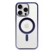 Newface Apple iPhone 15 Pro Max Kılıf Erozi Magsafe Kapak - Lacivert