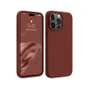 Newface Apple iPhone 15 Pro Max Kılıf First Silikon - Bordo