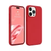 Newface Apple iPhone 15 Pro Max Kılıf First Silikon - Kırmızı