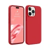 Newface Apple iPhone 15 Pro Max Kılıf First Silikon - Kırmızı