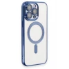 Newface Apple iPhone 15 Pro Max Kılıf Kross Magneticsafe Kapak - Lacivert
