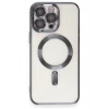 Newface Apple iPhone 15 Pro Max Kılıf Kross Magneticsafe Kapak - Titan Gri
