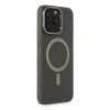 Newface Apple iPhone 15 Pro Max Kılıf Lodos Magneticsafe Mat Kapak - Titan Gri