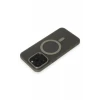 Newface Apple iPhone 15 Pro Max Kılıf Lodos Magneticsafe Mat Kapak - Titan Gri