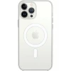 Newface Apple iPhone 15 Pro Max Kılıf Magneticsafe Şeffaf Silikon - Şeffaf