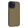 Newface Apple iPhone 15 Pro Max Kılıf Montreal Silikon Kapak - Lacivert