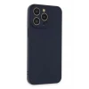 Newface Apple iPhone 15 Pro Max Kılıf Nano içi Kadife Silikon - Lacivert