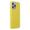 Newface Apple iPhone 15 Pro Max Kılıf Nano içi Kadife Silikon - Sarı