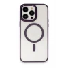 Newface Apple iPhone 15 Pro Max Kılıf Room Magneticsafe Silikon - Derin Mor