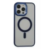 Newface Apple iPhone 15 Pro Max Kılıf Room Magneticsafe Silikon - Lacivert