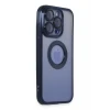 Newface Apple iPhone 15 Pro Max Kılıf Slot Silikon - Lacivert
