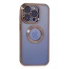 Newface Apple iPhone 15 Pro Max Kılıf Slot Silikon - Rose Gold