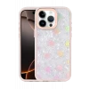 Newface Apple iPhone 15 Pro Max Lumi Desenli Kapak - Pembe