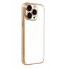 Newface Apple iPhone 15 Pro Max Razer Lensli Silikon - Gold