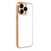 Newface Apple iPhone 15 Pro Max Razer Lensli Silikon - Gold