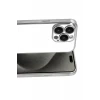 Newface Apple iPhone 15 Pro Max Razer Lensli Silikon - Gümüş