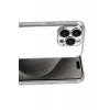 Newface Apple iPhone 15 Pro Max Razer Lensli Silikon - Gümüş