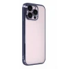 Newface Apple iPhone 15 Pro Max Razer Lensli Silikon - Lacivert