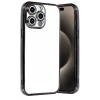 Newface Apple iPhone 15 Pro Max Razer Lensli Silikon - Siyah