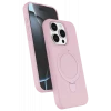 Newface Apple iPhone 15 Pro Max Regal Magsafe Standlı Kapak - Açık Pembe